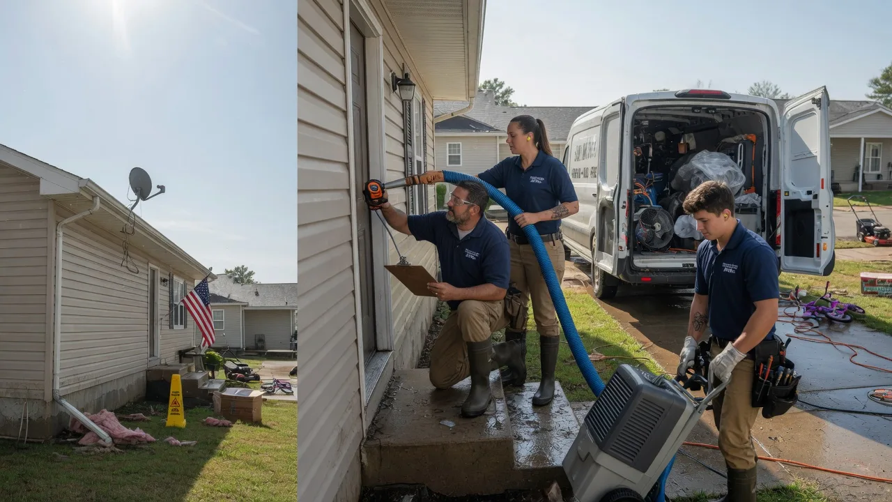 Ceiling Water Damage Restoration in New Roads, LA near me